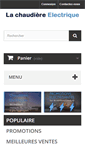 Mobile Screenshot of la-chaudiere-electrique.com
